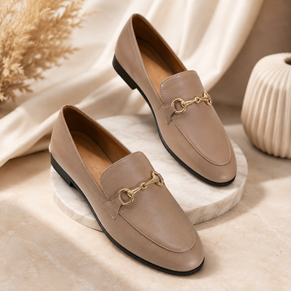 Mocassin Rétro en Cuir