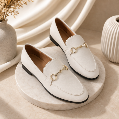 Mocassin Rétro en Cuir