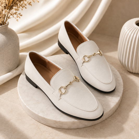Mocassin Rétro en Cuir