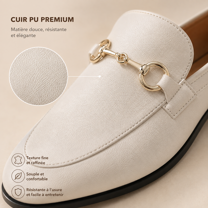Mocassin Rétro en Cuir