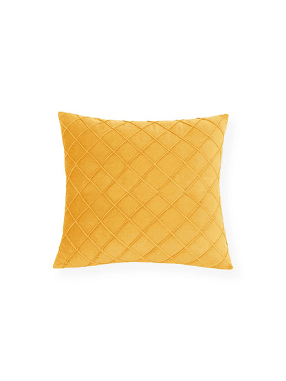 Housse de coussin géométrique en velours