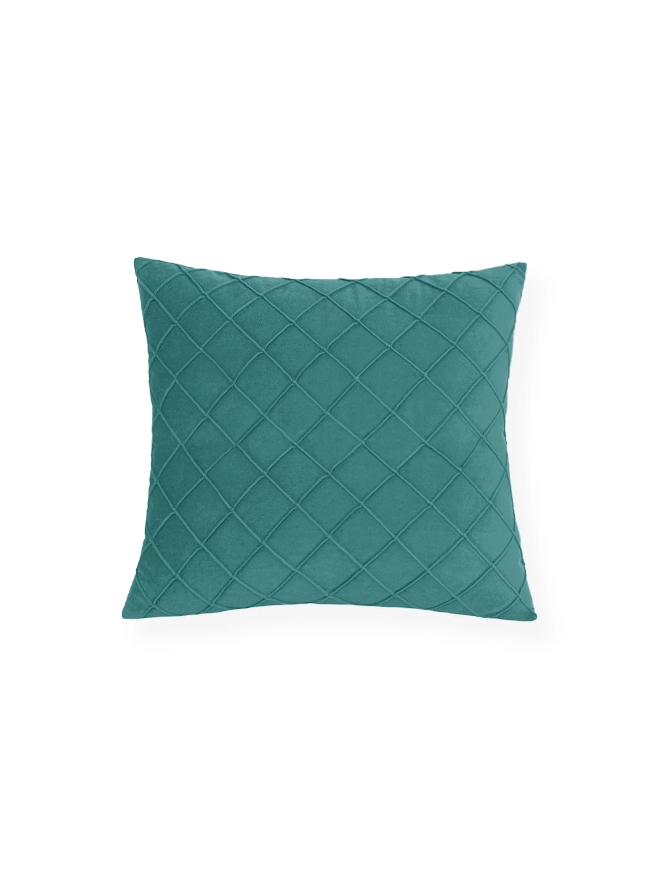 Housse de coussin géométrique en velours