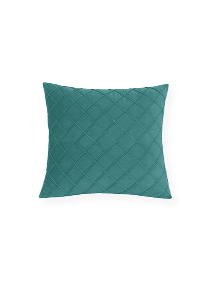Housse de coussin géométrique en velours