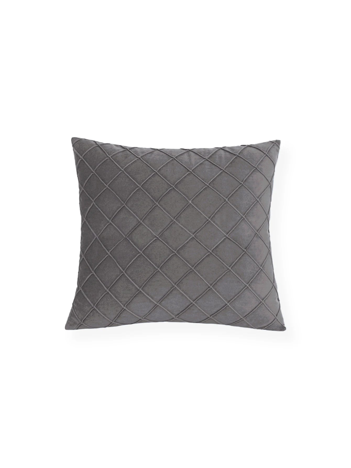 Housse de coussin géométrique en velours