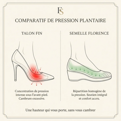 Sandales Compensées à Fleurs